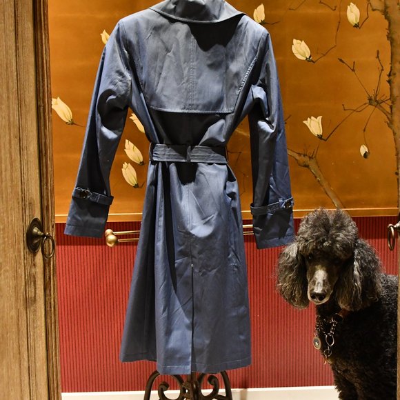 Limited time offer - NWT Sam Edelman Trench in Soft Dusty Blue - Picture 2 of 15